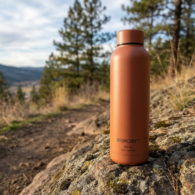 Brimdrift Insulated Water Bottle, as the model saw it
