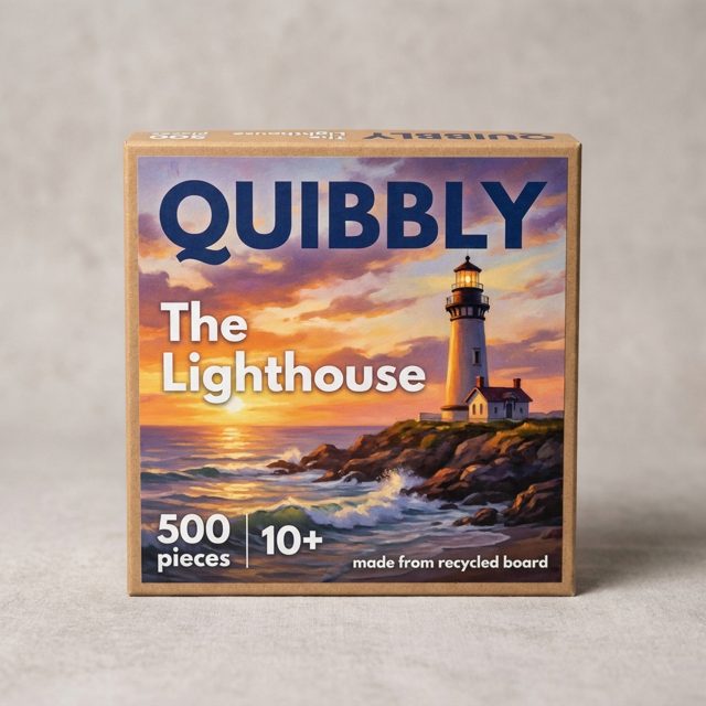 Quibbly Lighthouse Jigsaw Puzzle, as the model saw it